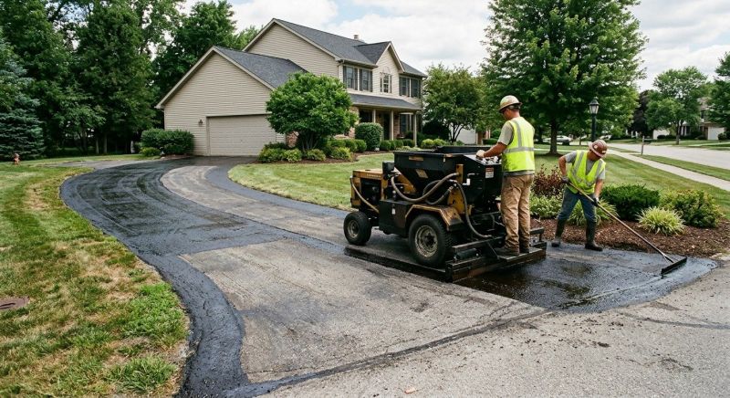 Asphalt Driveway Sealing in Greenville, SC