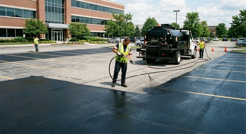Asphalt Parking Lot Sealing in San Antonio, TX