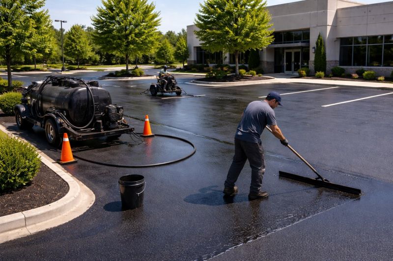 Commercial Asphalt Sealing in Denver, CO