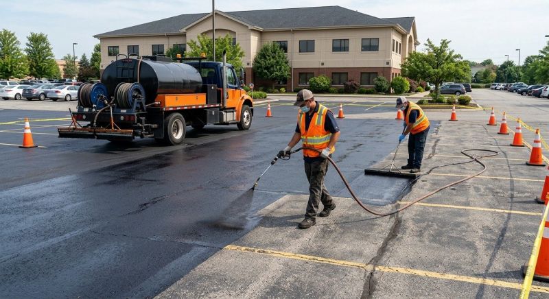 Commercial Parking Lot Sealing in Denver, CO