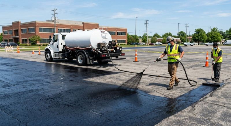 Commercial Pavement Sealing in Grand Rapids, MI