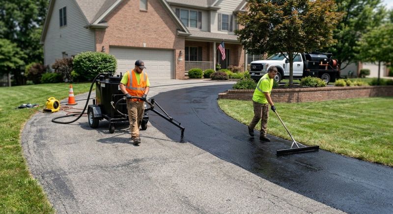 Driveway Slurry Sealing in San Antonio, TX
