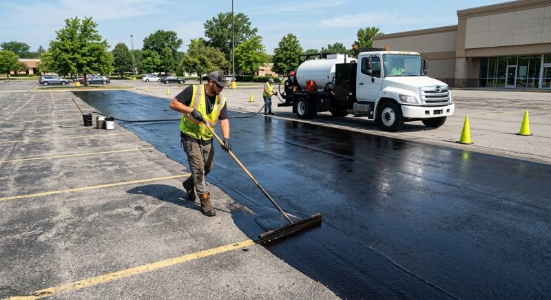 Parking Lot Sealcoating in Denver, CO