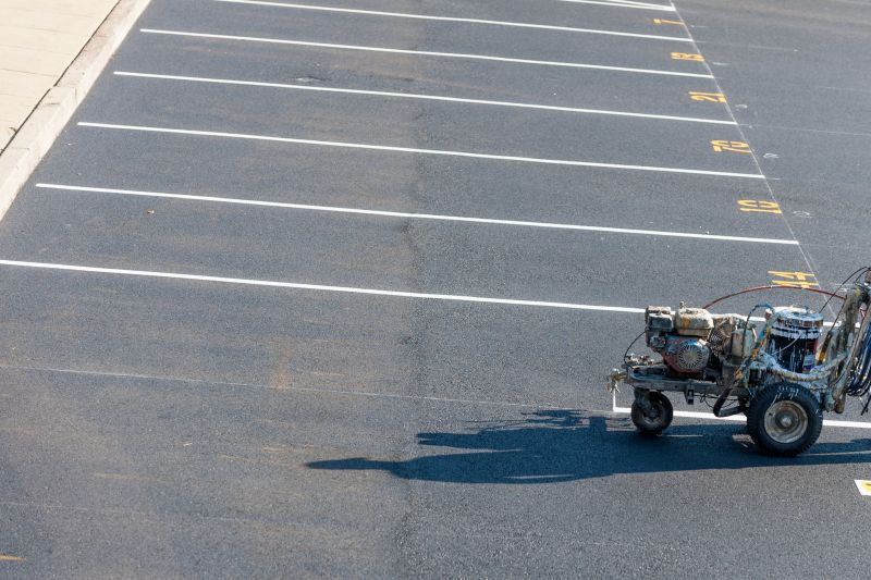 Parking Space Marking in Roswell, GA